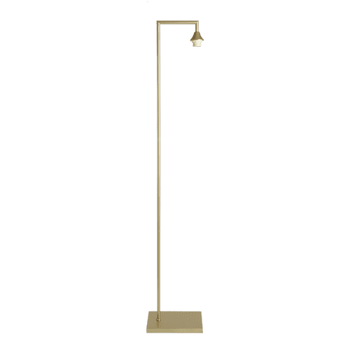 Floor Lamp 1 Light in Matt Gold 13 Hand Blown Glass