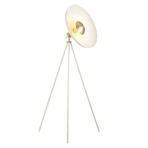 FOE Lighting 1 light Floor Light Complete finish in Warm white & brushed brass plate