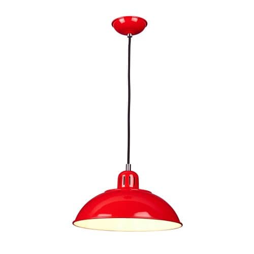 Franklin 1 Light Pendant - Red FRANKLIN-P-RED