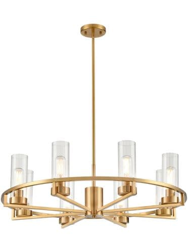 Franklite Camelot 8 Light Pendant Brass FL2489-8