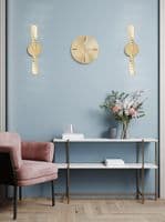 Franklite Cleopatra Brass LED Wall Light WB415