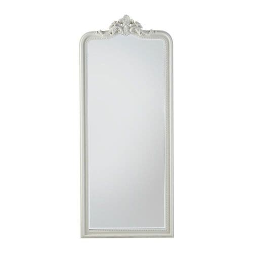 French white ornate leaner mirror FOE109544