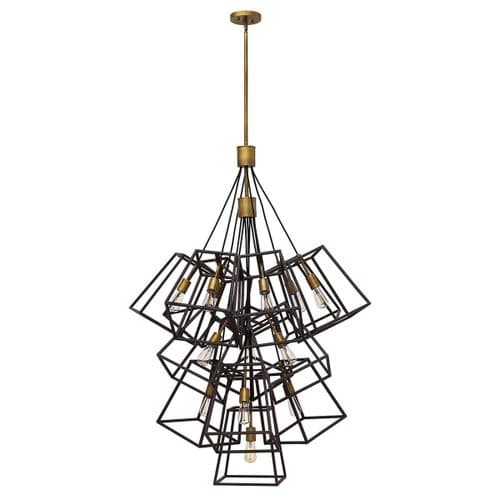 Fulton 13 Light Large Foyer Chandelier HK-FULTON-13P