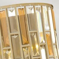 Gemma 2 Light Wall Light - Silver Leaf HK-GEMMA2-A-SL