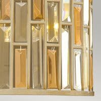 Gemma 2 Light Wall Light - Silver Leaf HK-GEMMA2-A-SL