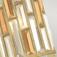 Gemma 2 Light Wall Light  - Silver Leaf HK-GEMMA2-B-SL