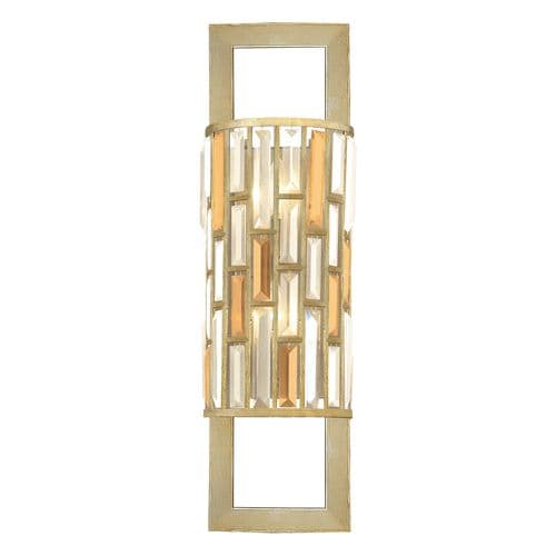 Gemma 2 Light Wall Light - Silver Leaf HK-GEMMA2-B-SL
