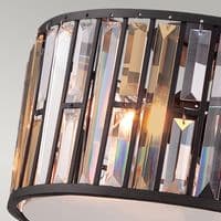 Gemma 3 Light Flush Mount - Vintage Bronze HK-GEMMA-F-VBZ