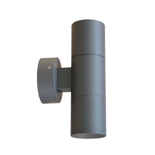 GEO GPX-Grey Up/Down Pillar 2 Light GU10