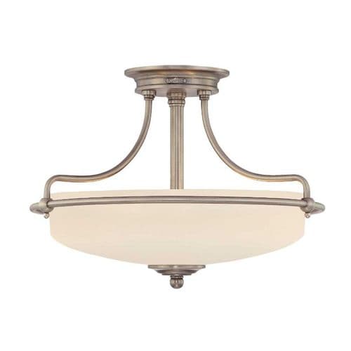 Griffin 3 Light Semi - Antique Nickel QZ-GRIFFIN-SFS-AN