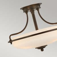 Griffin 3 Light Semi  - Palladian Bronze QZ-GRIFFIN-SFS-PN