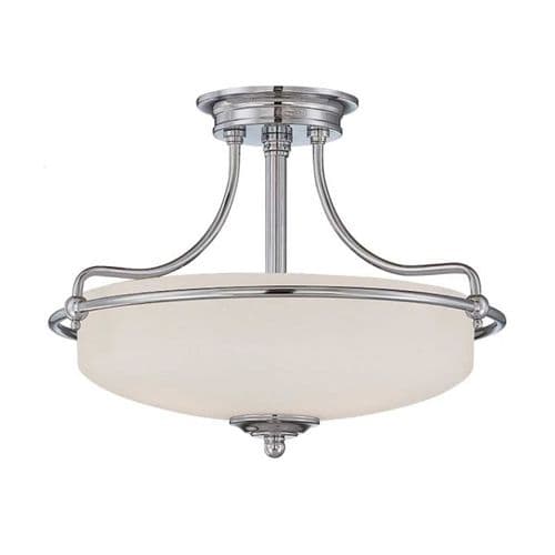 Griffin 3 Light Semi - Polished Chrome QZ-GRIFFIN-SFS-C