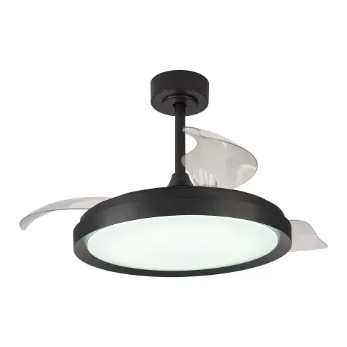 Guadix LED Dimmable Ceiling Light Remote Control Black