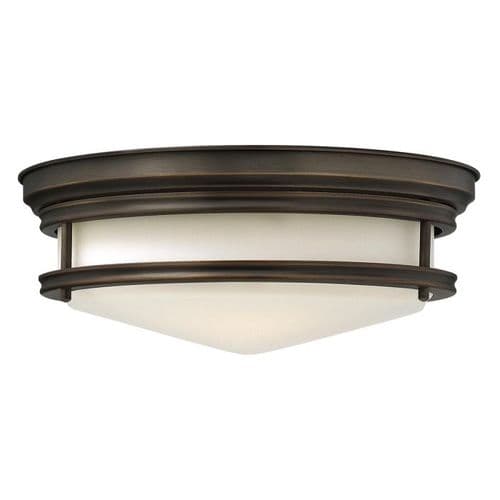 Hadley 3 Light Flush Mount Oil Rubbed Bronze HK-HADLEY-F-OZ