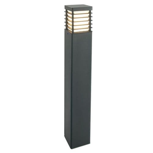 Halmstad 1 Light Large Bollard H-STAD-L-E27-BLK