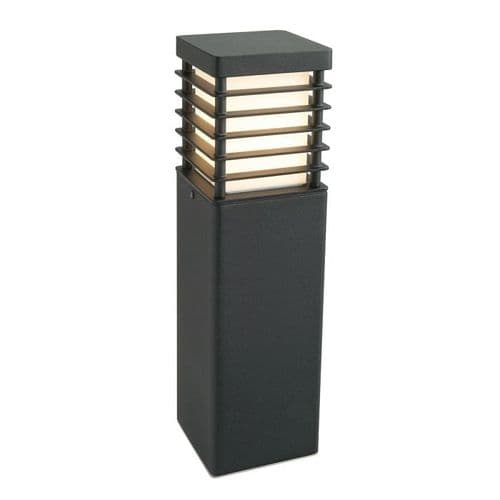 Halmstad 1 Light Medium Bollard H-STAD-M-E27-BLK