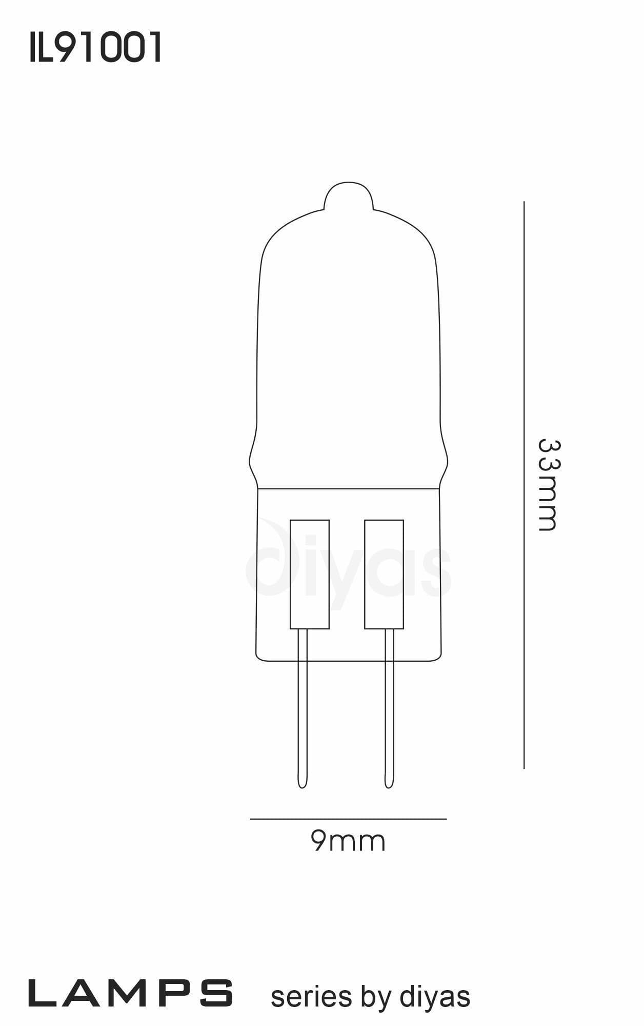 Halogen Lamp 10W Ultra White G4