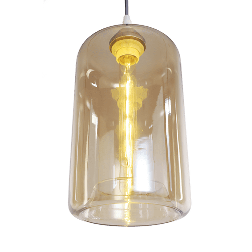 Hand Blown Glass Shade 11 Amber/Clear/Silver/Smoked Options