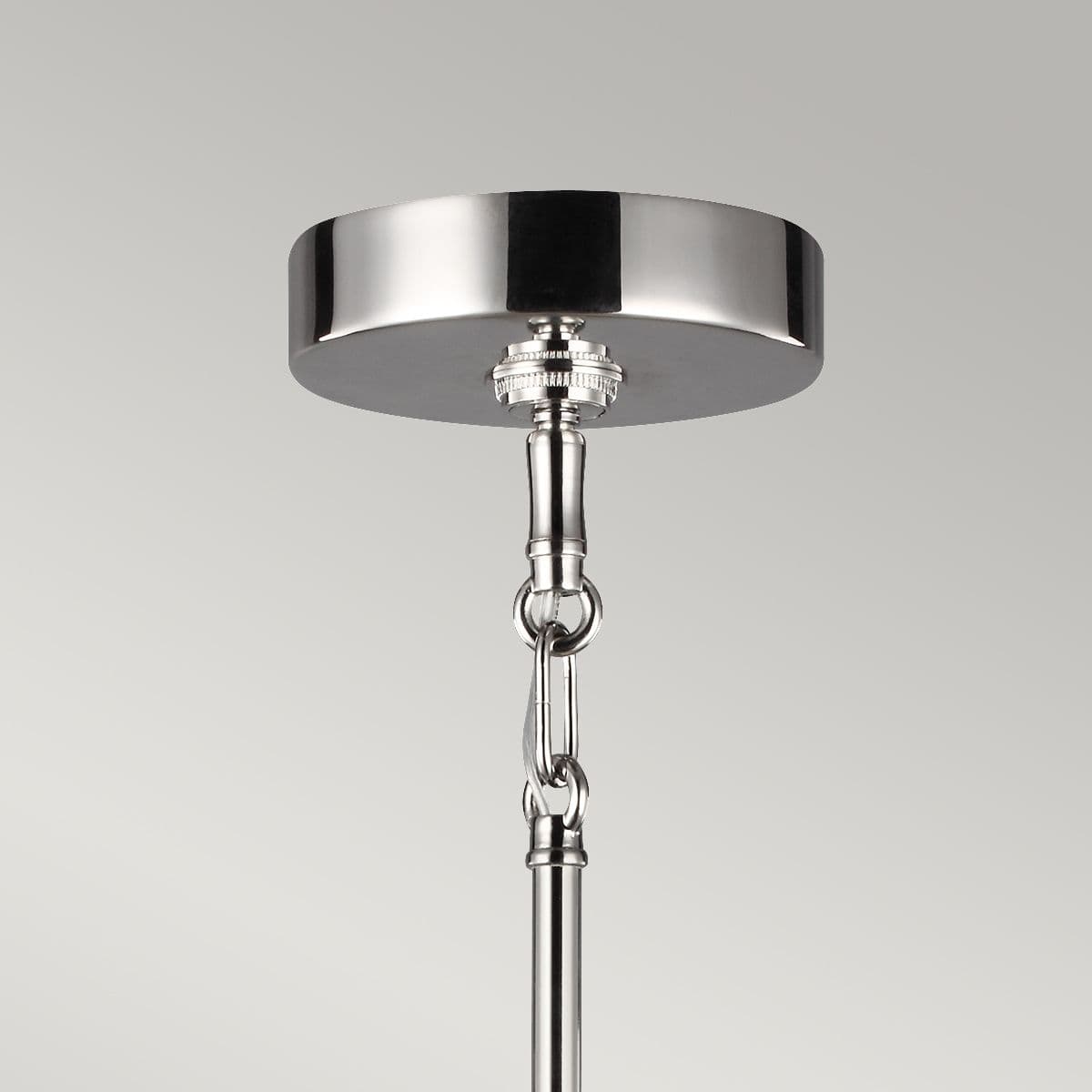 Lustre Princier CANDELA 7 Argent - 4 Lumières Réglables (Cristal/Verre, NEUF)