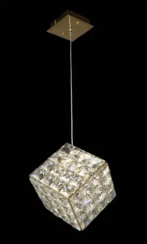 Idho Single hanging crystal cube LED lights LL9960