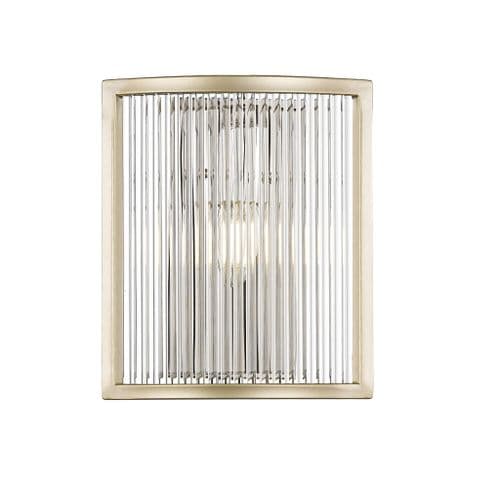 Impex Lighting Antigua Wall Bracket in Matt Gold with Glass Rods JNQCF2106/01/WB/MG