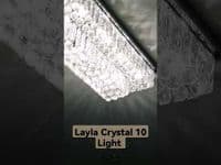 Impex lighting Lilou 3 Wall Light Chrome Fitting in Crystal JNQCFH1708/03/WB/CH