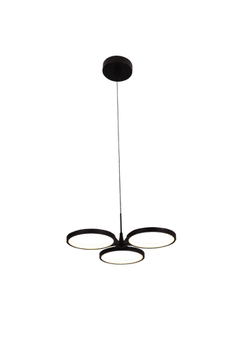 Jnfinity LED Pendant in Matt Black 1050 Lumens 3000k