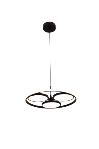 Jnfinity LED Pendant in Matt Black 2040 Lumens 3000k