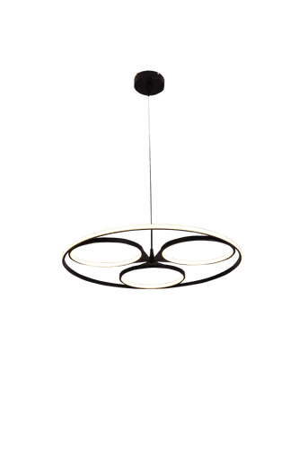 Jnfinity LED Pendant in Matt Black 2600 Lumens 3000k