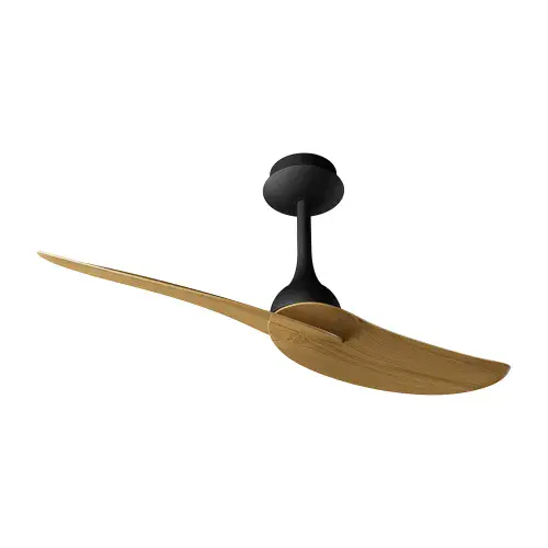 Ipanema Twin Blade Ceiling Fan Remote Control Black/Wood