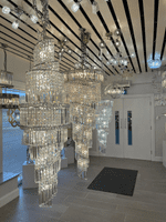 Isla 24 Light 2200mm Crystal Polished Chrome Ceiling Light ISL24CH