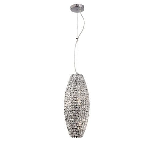 Kos 20cm Pendant 4 Light G9 Polished Chrome/Crystal