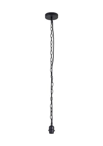 Kudo 12cm Electrical 1 Light Pendant E27 Matt Black (Maximum Load 5kg)
