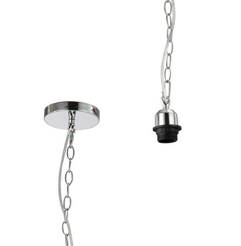 Kudo 12cm Electrical 1 Light Pendant Polished Chrome (Maximum Load 5kg)