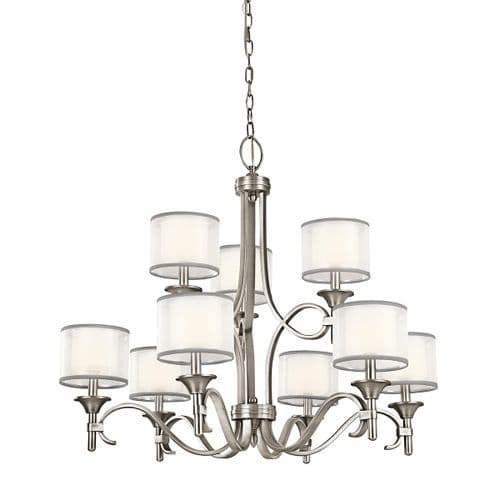 Lacey 9 Light Chandelier - Antique Pewter KL-LACEY9-AP
