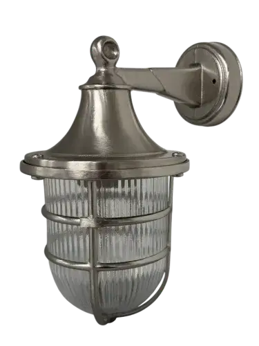 Large Wall Lantern (Satin Nickel)
