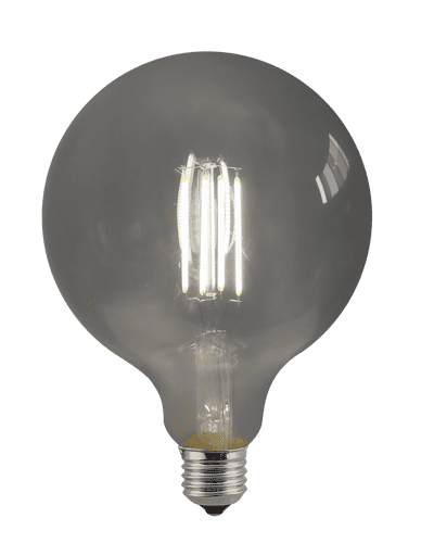 LG958CFDS - 8W LED E27/ES G95 Globe, 4000k, Smoked G95 G958CFDS
