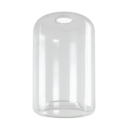 Hand Blown Glass Shade 11 Amber/Clear/Silver/Smoked Options