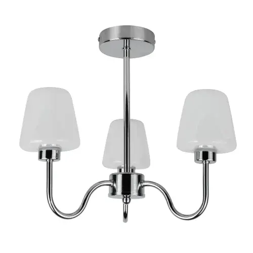 Marina IP44 3 Light Ceiling Polished Chrome MAR03CH