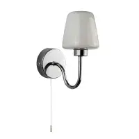 Marina IP44 Single Polished Chrome Wall Light MAR01CHWL
