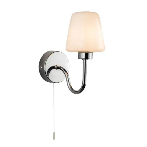 Marina IP44 Single Polished Chrome Wall Light MAR01CHWL