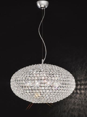 Marquesa 8 Light Pendant Chandelier Chrome With Crystal GSBFL2273/8