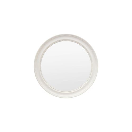 Matt stone paint oval mirror FOE113927