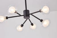 Mua 6 Light Semi Flush Matt Black CSBBL14601B