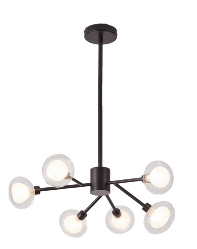 Mua 6 Light Semi Flush Matt Black CSBBL14601B