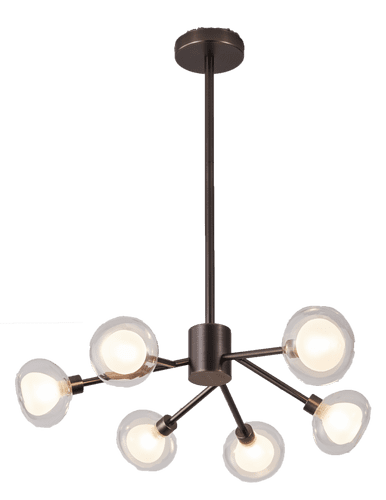 Mua 6 Light Semi Flush Pewter CSBBL14601P