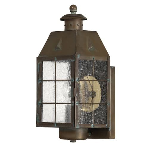 Nantucket 1 Light Medium Wall Lantern/QN-NANTUCKET-M-AS