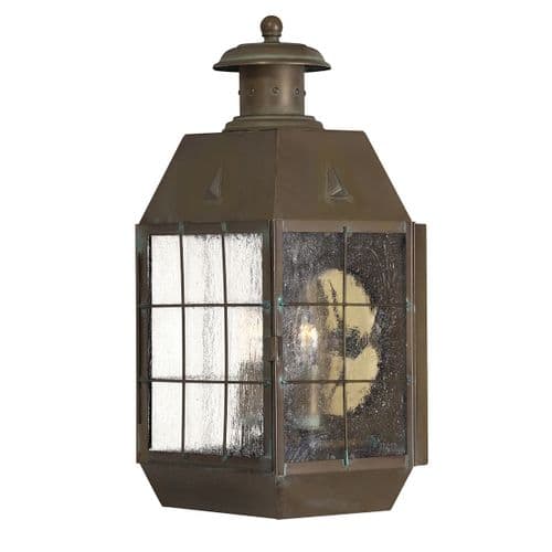 Nantucket 2 Light Large Wall Lantern/QN-NANTUCKET-L-AS