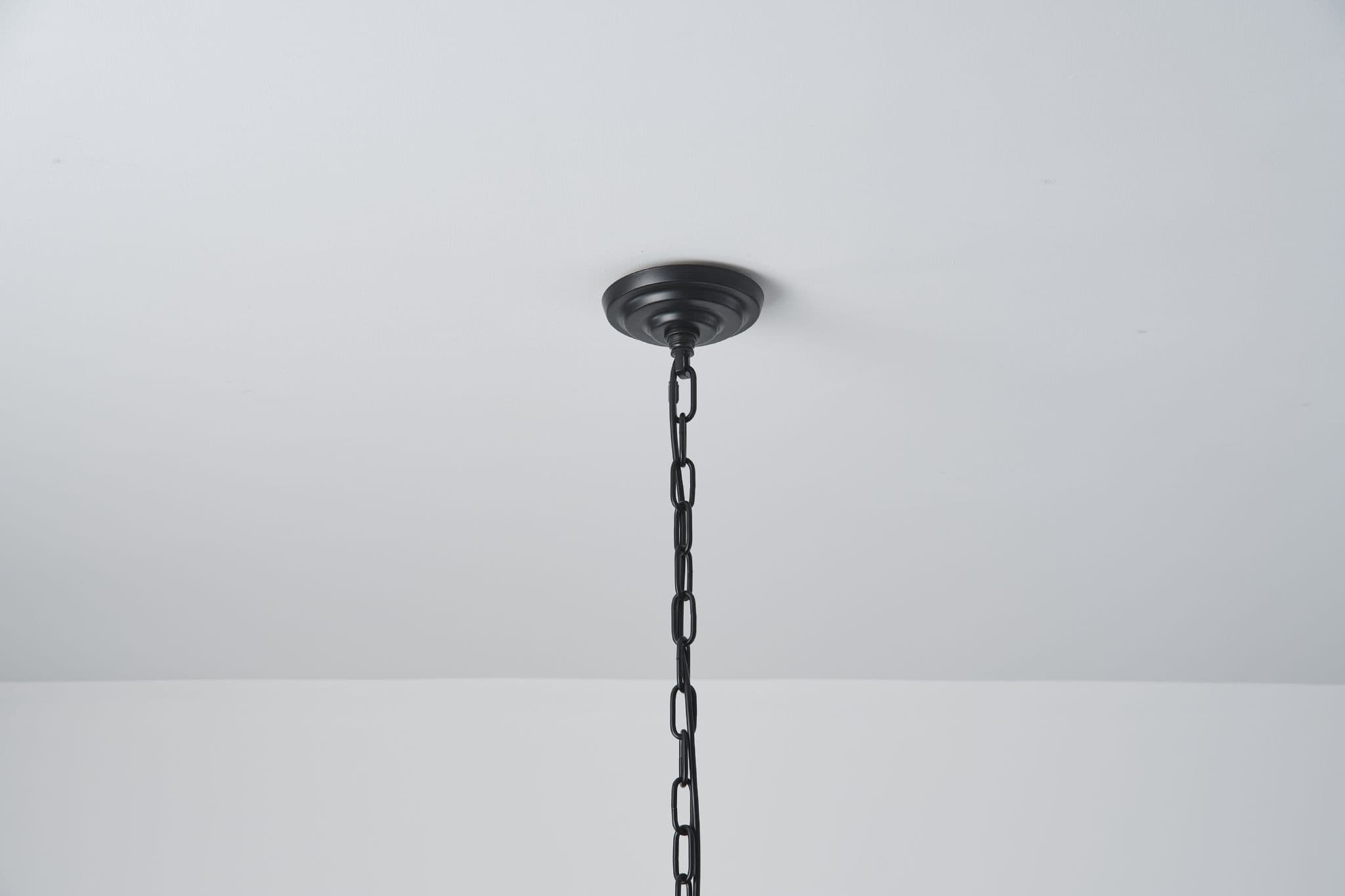 New York 8 Light Hanging Black And Clear Ceiling Fitting CSB3012