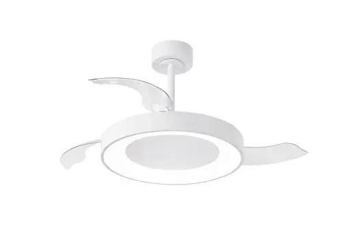 Niseko Fan LED Dimmable Ceiling Light Remote Control White